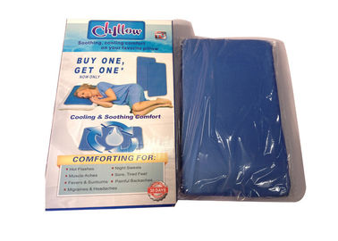 Μαλακό μπλε μαξιλάρι πηκτωμάτων Nylon+Sponge cillow δροσερό για το καυτό καλοκαίρι