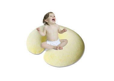 Φυσικό μικρό μαξιλάρι αφρού μνήμης βελούδου, μαξιλάρι σίτισης μωρών σε σχήμα υ