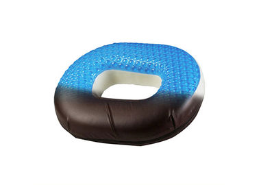 Doughnut Hemorrhoid μαξιλαριών καθισμάτων πηκτωμάτων χαλιών υγείας δροσίζοντας μαξιλάρι στο μετάξι πάγου