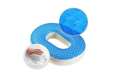 Doughnut Hemorrhoid μαξιλαριών καθισμάτων πηκτωμάτων χαλιών υγείας δροσίζοντας μαξιλάρι στο μετάξι πάγου