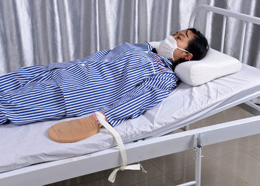 Υψηλού κινδύνου υπομονετικό ιατρικό γάντι πυγμαχίας χεριών υγειονομικής περίθαλψης με τη ζώνη περιορισμού