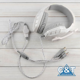 Mic ακουστικών ή ακουστικών πέρα-αυτιών στερεοφωνικό των ενσωματωμένων φως οδηγήσεων για τα παιχνίδια